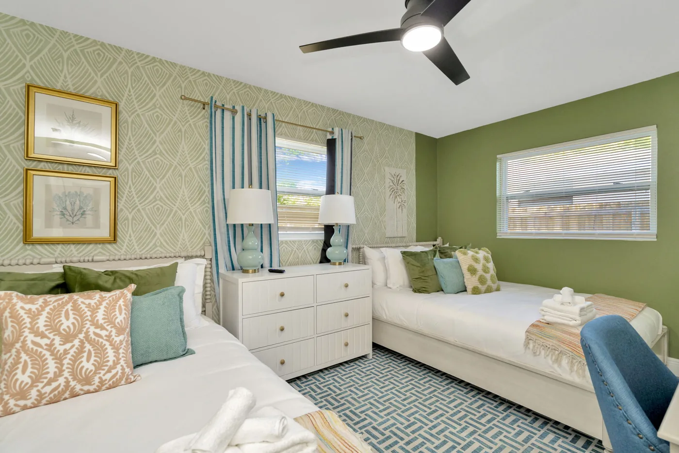 Double queen bedroom
